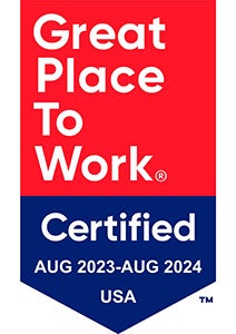 The Great Place to Work Certified Badge
