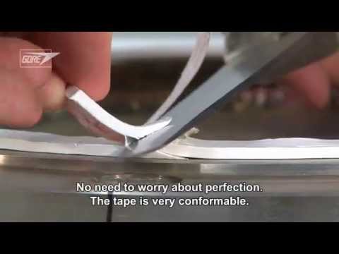 GORE® Gasket Tape Series 500 – Skive cut & standard installation on a flange