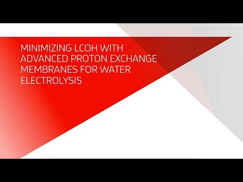 The impact of PEM on the levelized cost of hydrogen (LCOH) in PEM water electrolysis