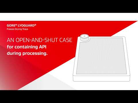 Contain API during Lyophilization