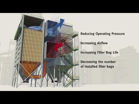 Steel - Reverse air baghouse optimization with GORE® LOW DRAG™ Filter Bags