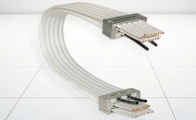 Semiconductor trackless high flex cable