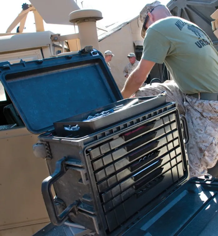 protective cases on military base