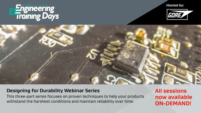 Designing for Durability webinar series intro slide