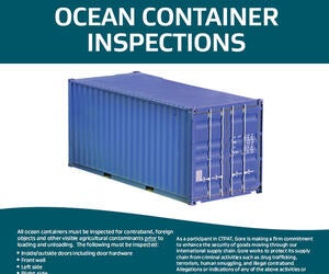 CTPAT Ocean Container Inspections Poster