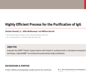 Application Note:  Increase productivity with a simulated moving bed chromatography technique.