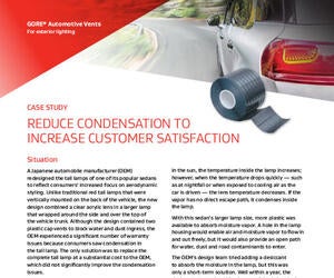 Case Study front page "Reduce condensation to Increase Customer Satisfaction"