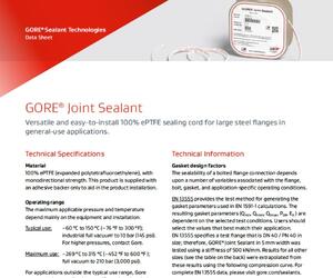 Data Sheet for GORE® Joint Sealant
