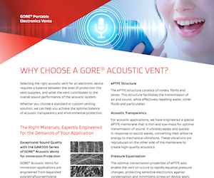 Why Choose A Gore Acoustic Vent screenshot