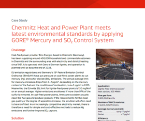 Mercury and SO2 control system case study