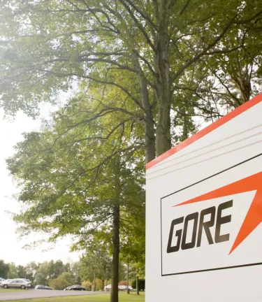 gore sign outside of plant