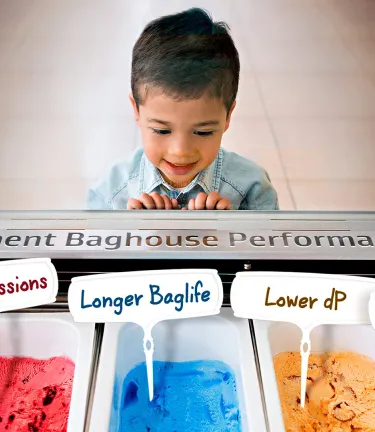 boy picking out ice cream