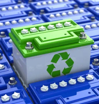 Stylistic representation of a recycling container.