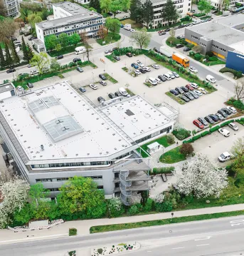 Drone Shot of Putzbrunn Drohne Haus