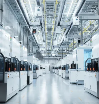 Wafer production cleanroom