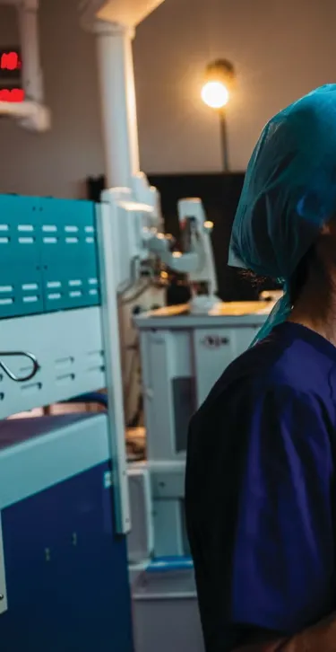 two doctors reviewing xrays