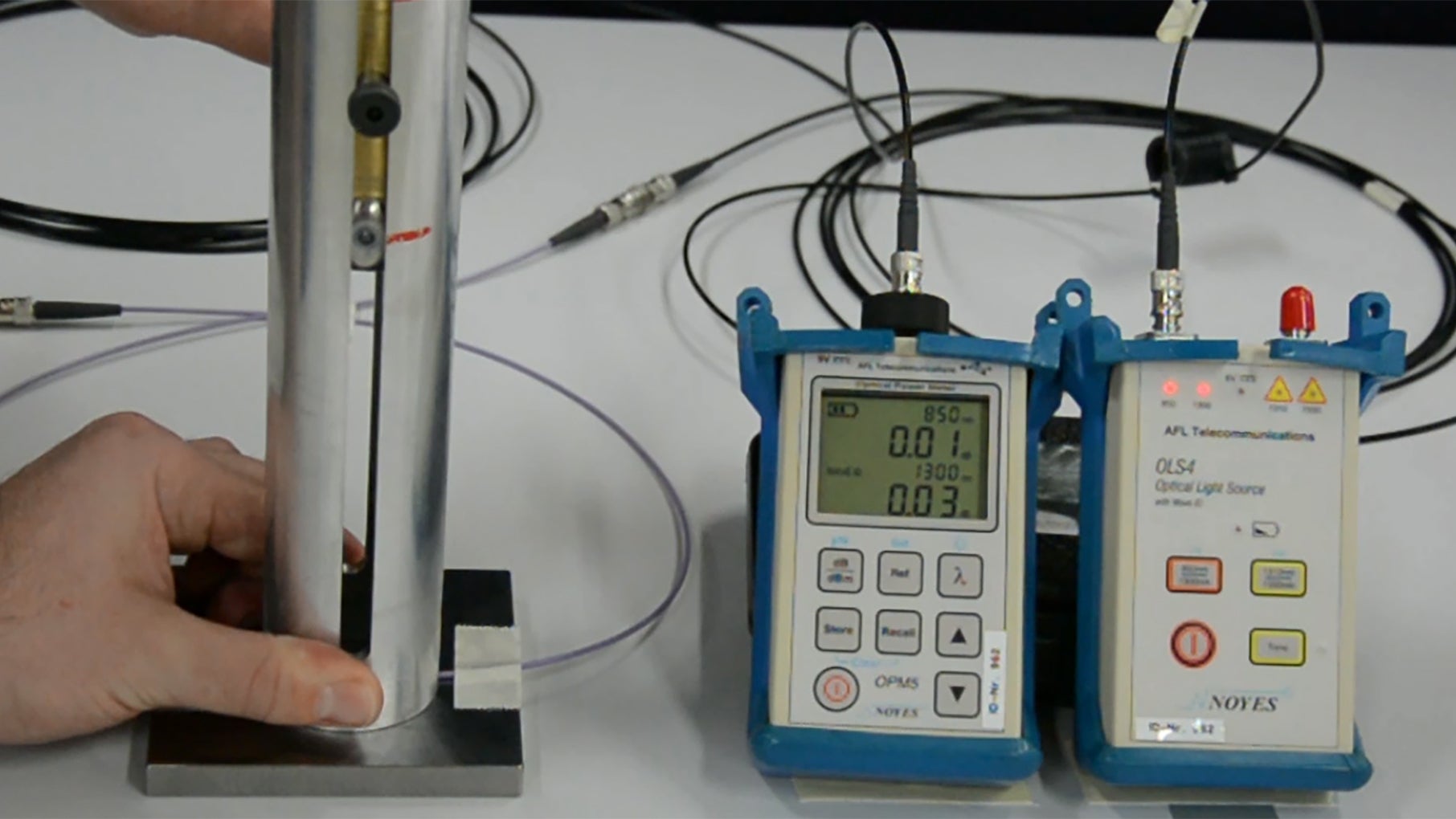 Aerospace Fiber Optic Cables Impact Resistance Test
