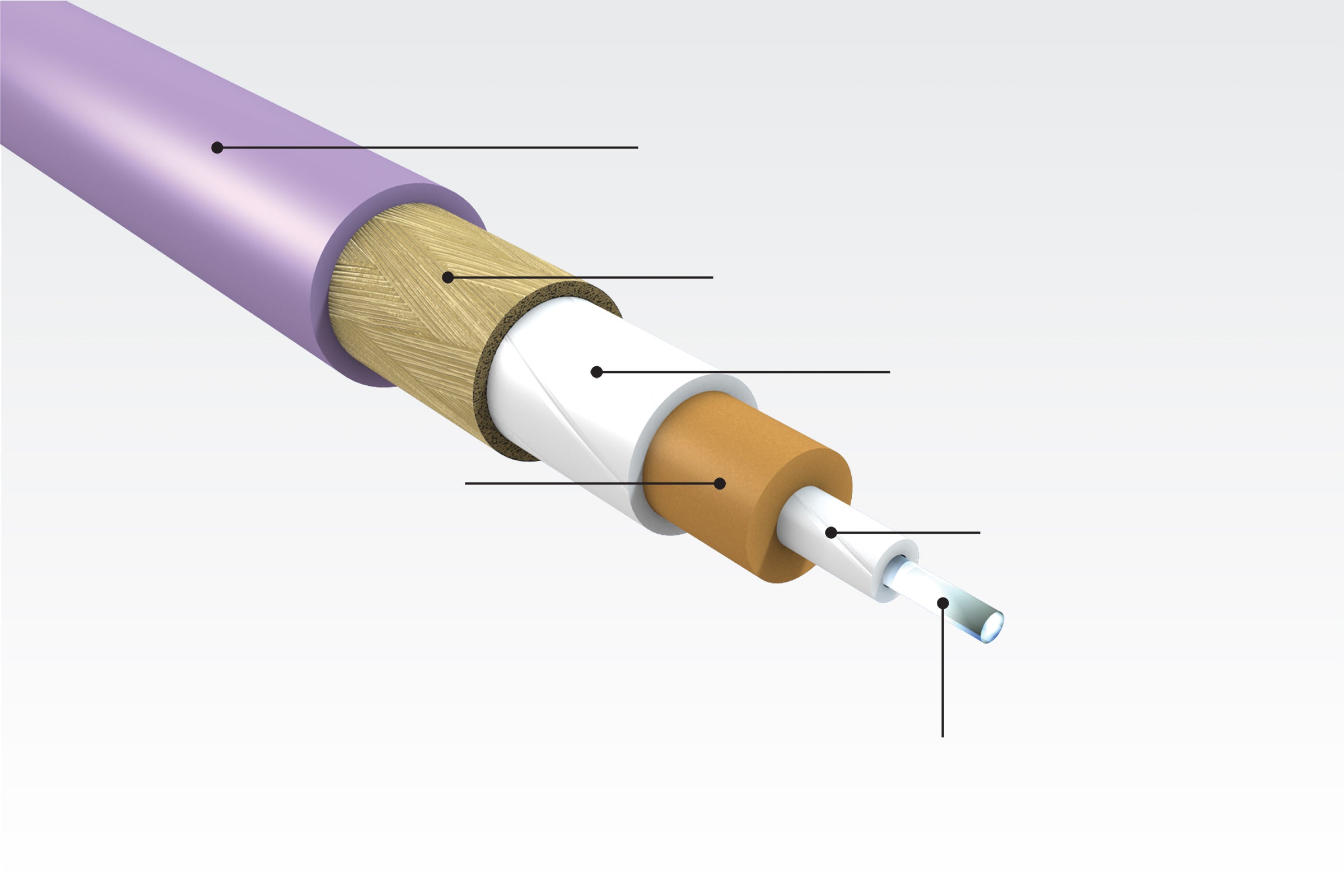 Construction of Gore’s Fiber Optic Cables, 1.8 mm Simplex