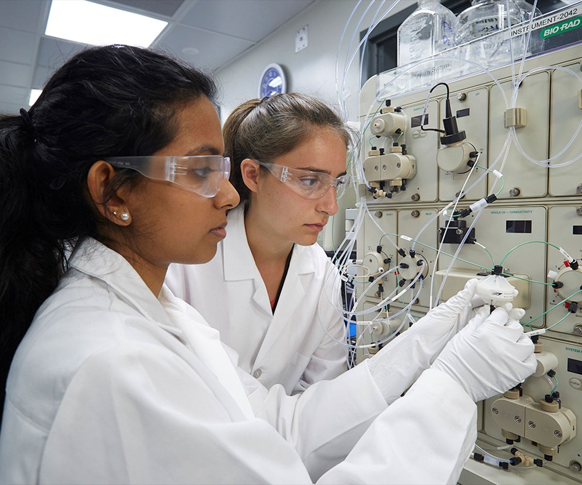 GORE Protein Capture Device being used in a laboratory