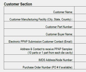 Automotive Vents Validation Guide Ppap Checklist Gore